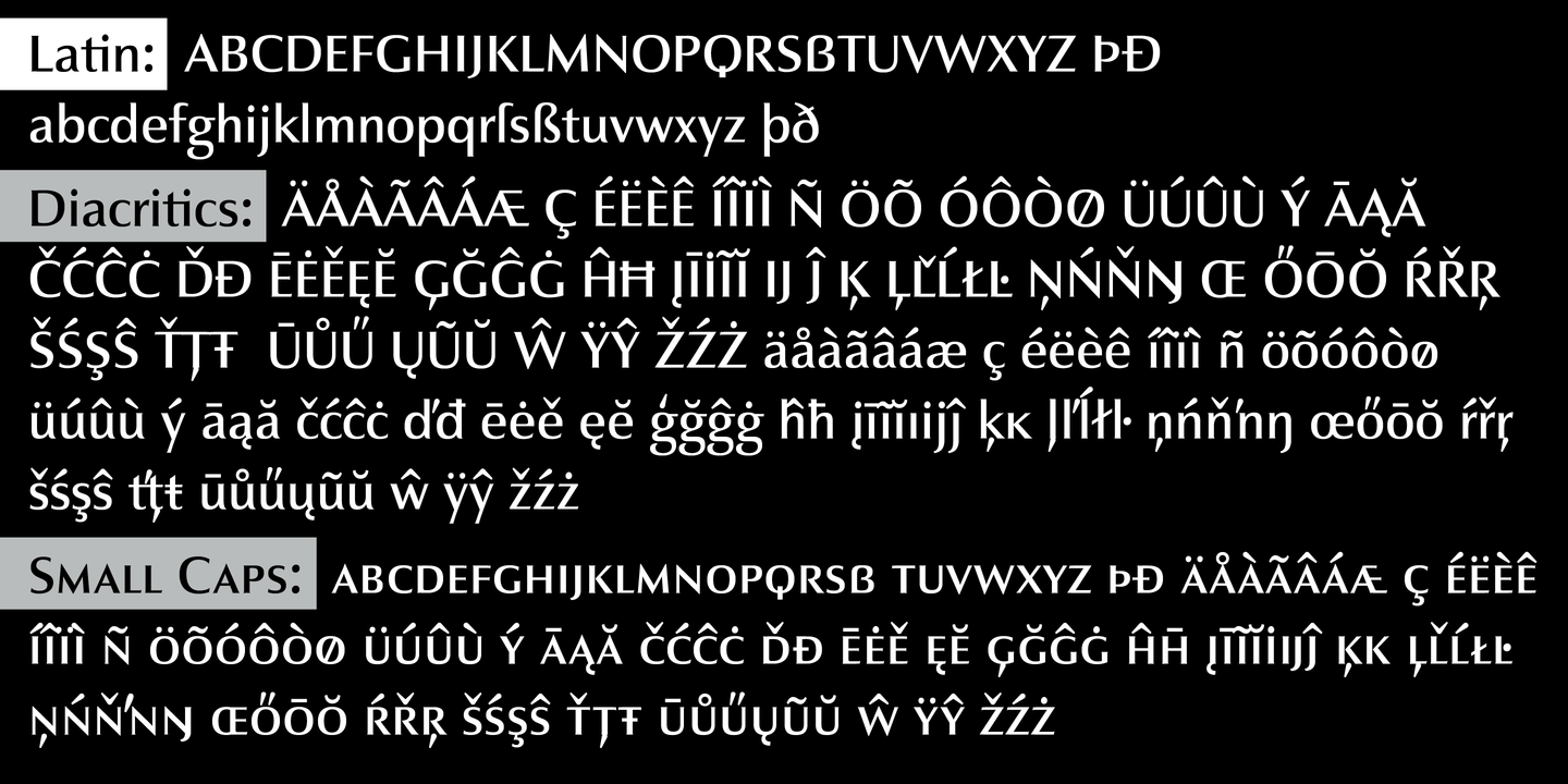 Example font Charpentier Sans Pro #3